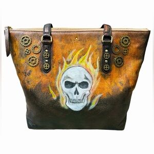 JoCruz™️ Custom painted/crafted Kate spade Tote